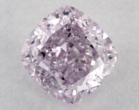  0.51 Carat Purple VS2  cushion modified diamond